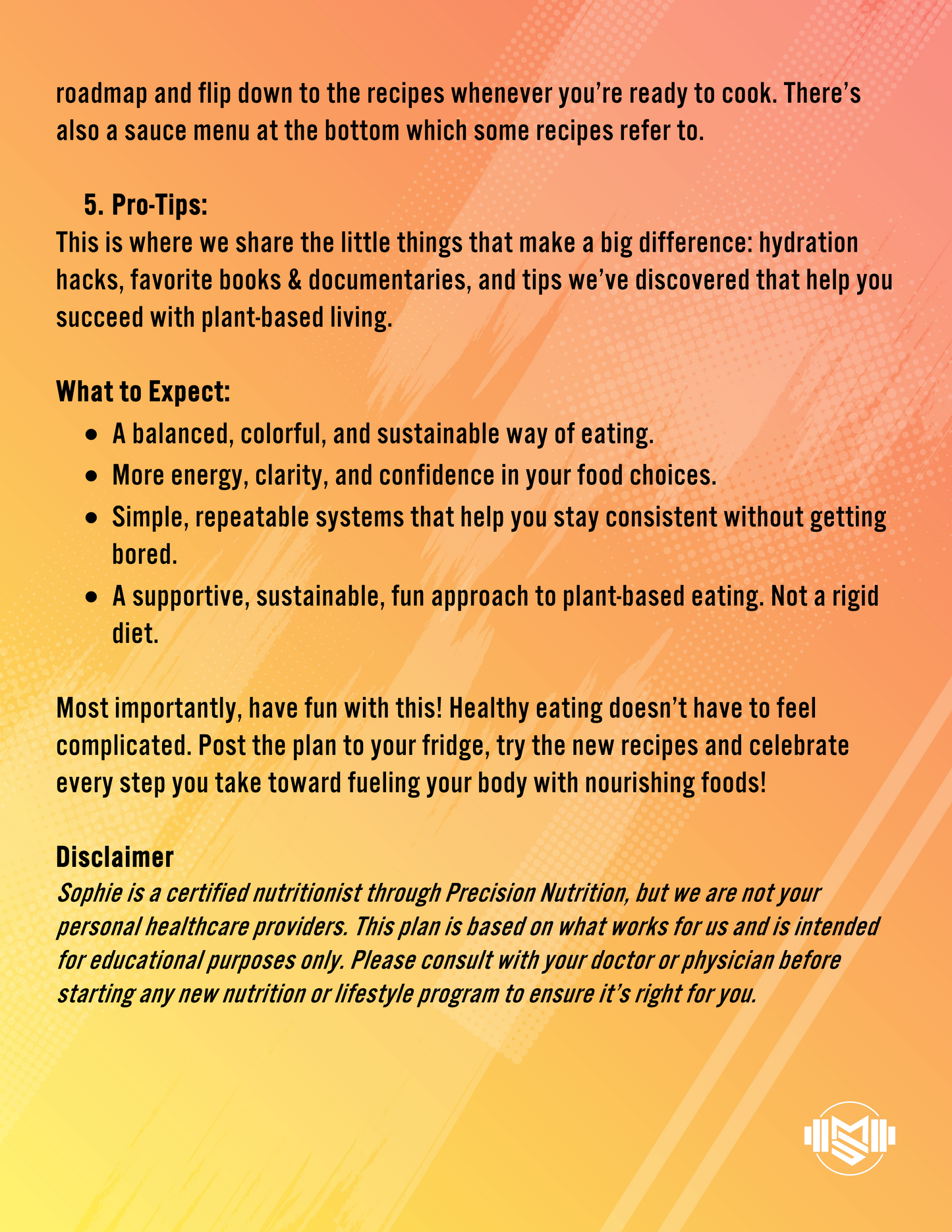 4-Week Plant Based Nutrition Plan