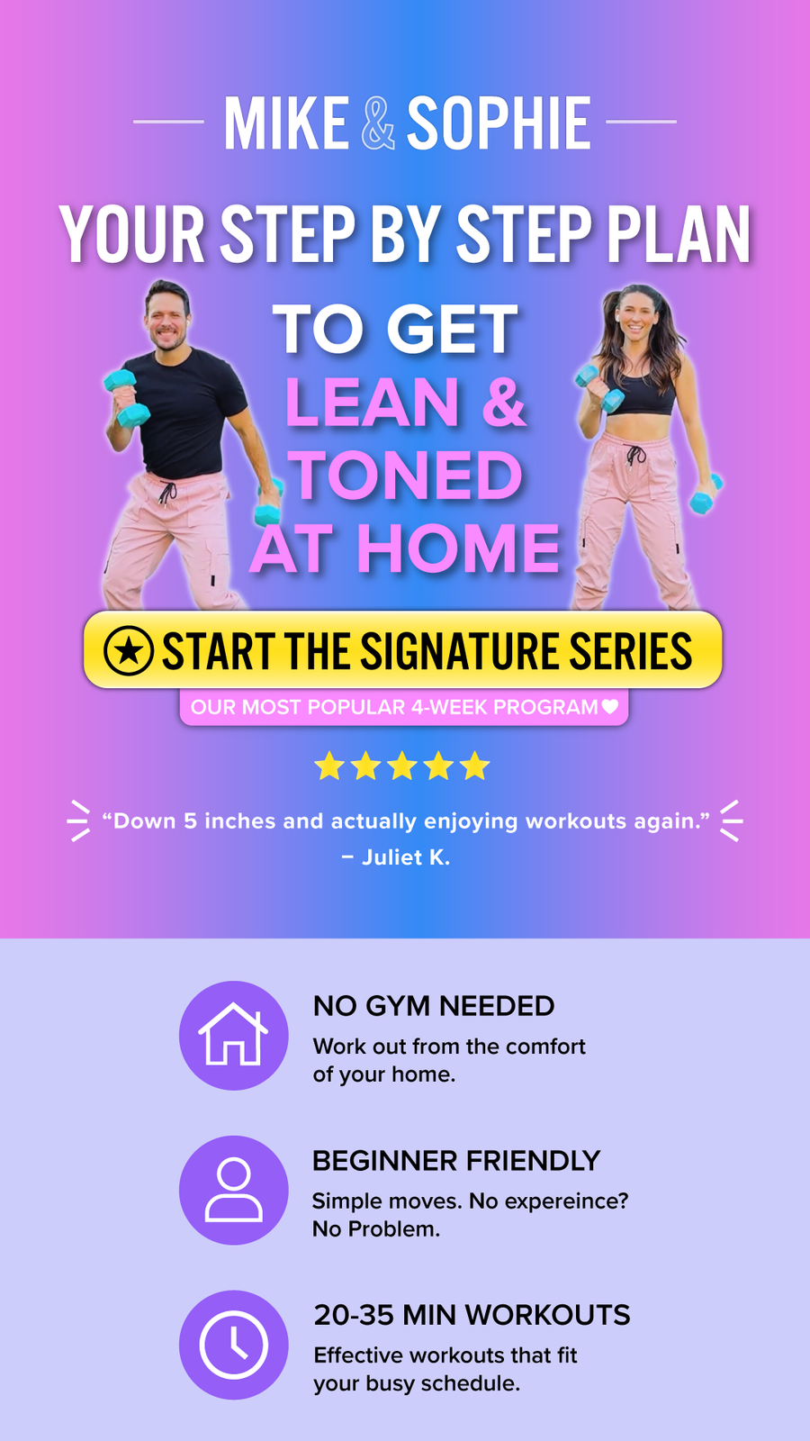 Mike & Sophie Hero Banner